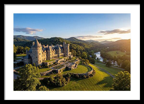 Biltmore Estate At Sunset
