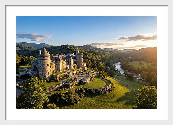 Biltmore Estate At Sunset