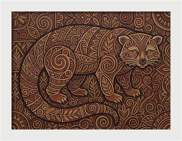 Binturong Folk Art