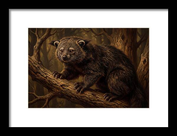 Binturong In A Forest Setting