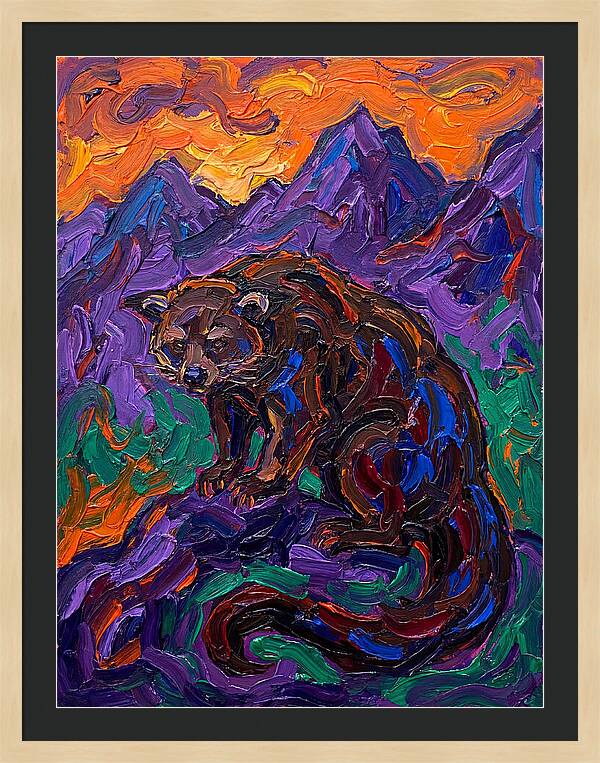Binturong In Expressionist Style