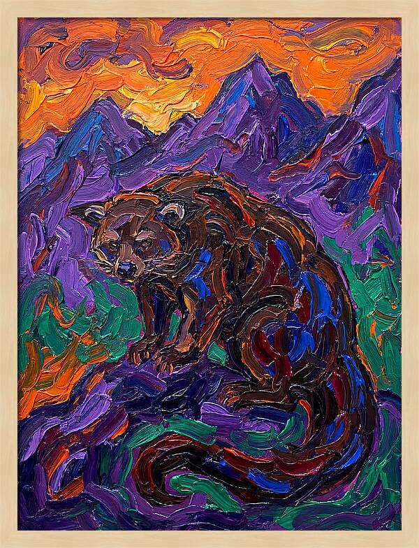 Binturong In Expressionist Style