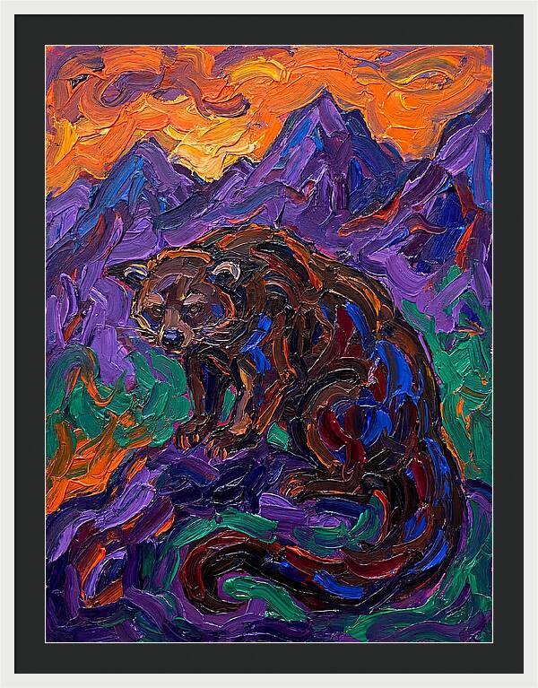Binturong In Expressionist Style