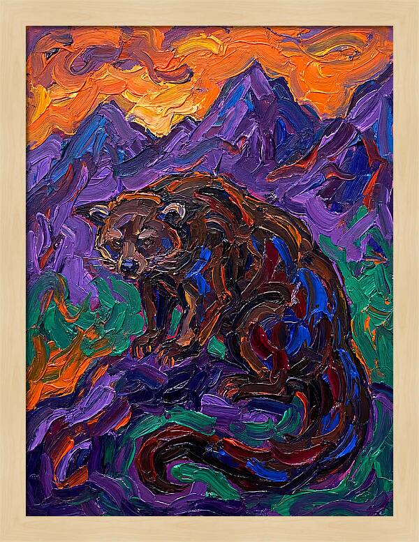 Binturong In Expressionist Style