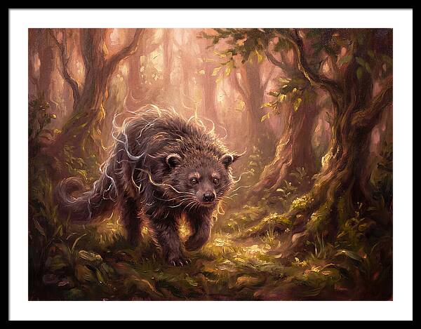 Binturong In The Forest
