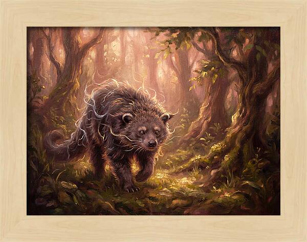 Binturong In The Forest