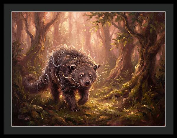 Binturong In The Forest