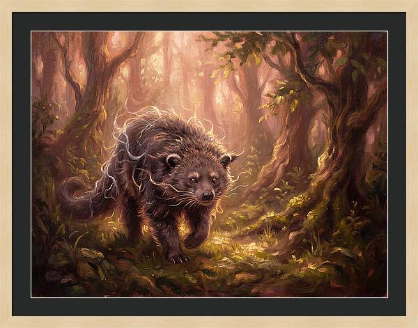 Binturong In The Forest