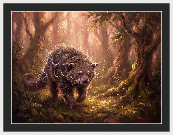 Binturong In The Forest