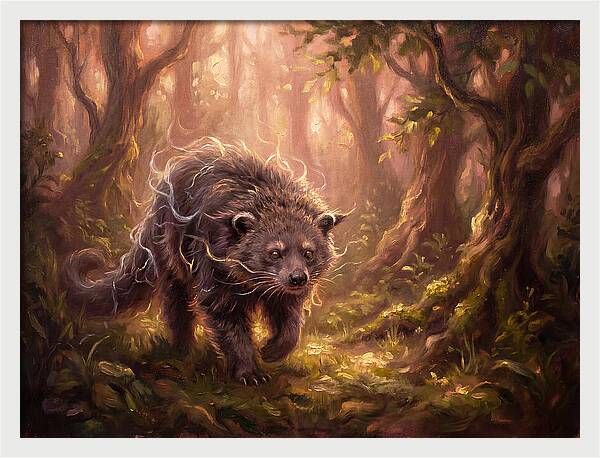 Binturong In The Forest