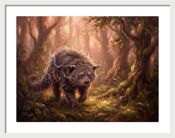 Binturong In The Forest