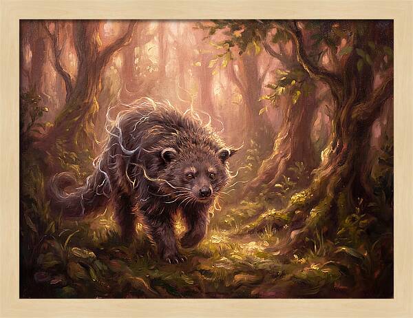 Binturong In The Forest