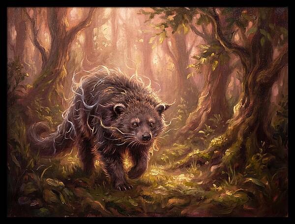Binturong In The Forest