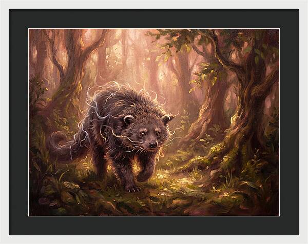 Binturong In The Forest