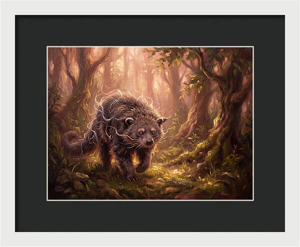 Binturong In The Forest
