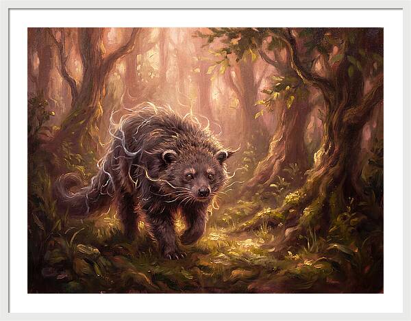 Binturong In The Forest