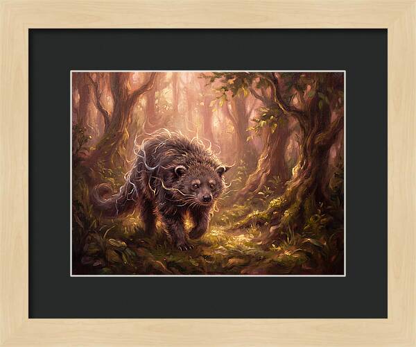 Binturong In The Forest