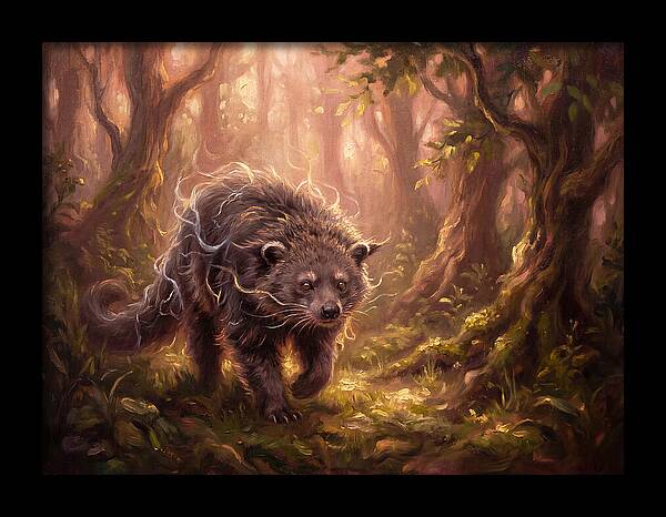 Binturong In The Forest
