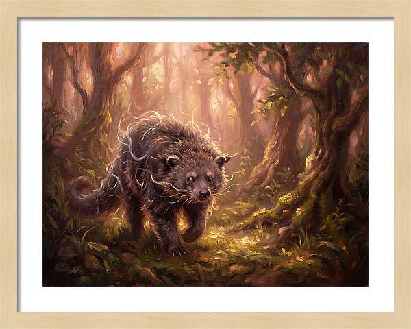 Binturong In The Forest