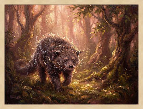 Binturong In The Forest