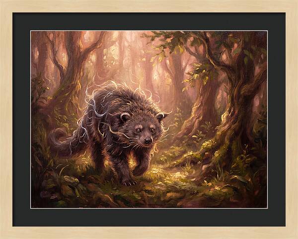 Binturong In The Forest