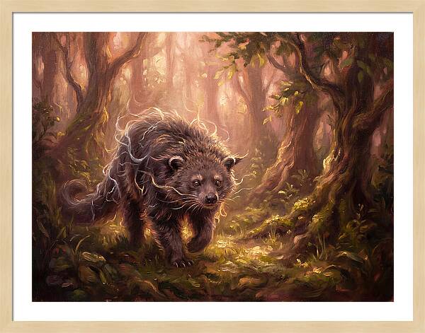 Binturong In The Forest
