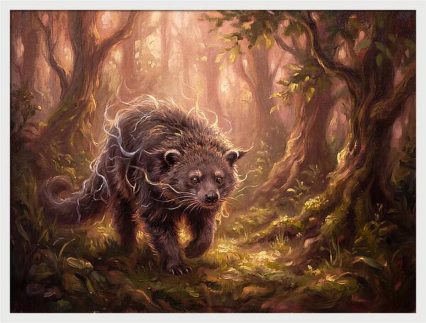 Binturong In The Forest