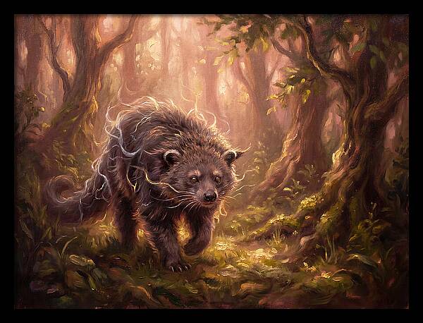 Binturong In The Forest