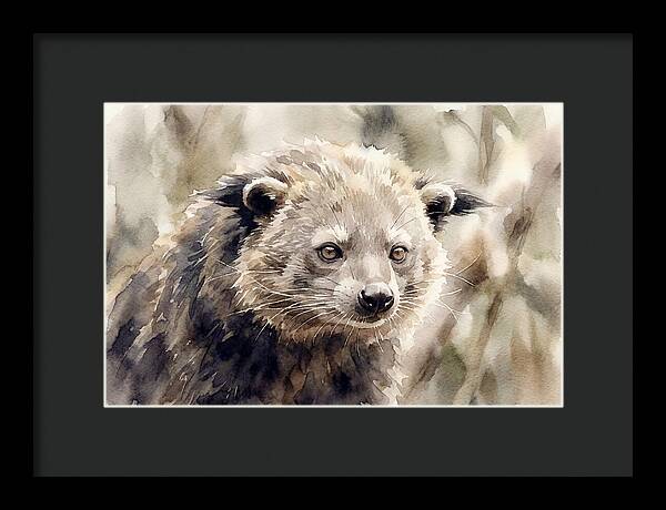 Binturong In Watercolor