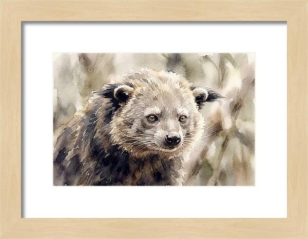 Binturong In Watercolor