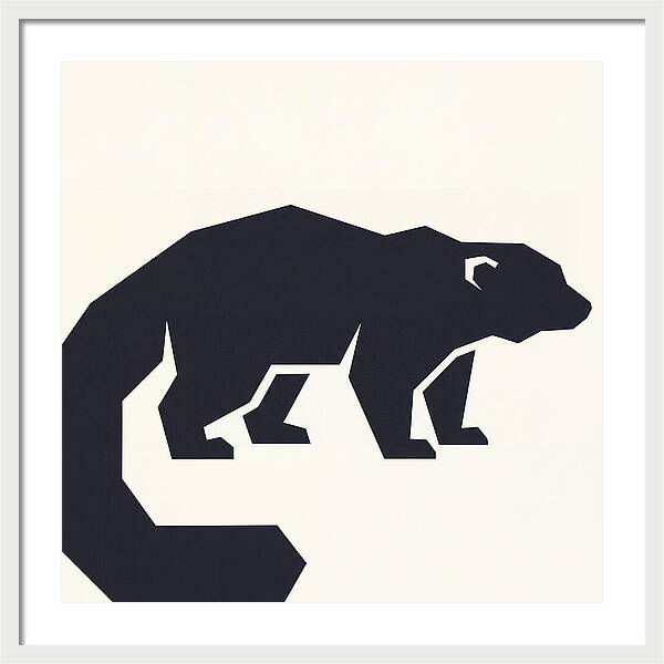 Binturong Silhouette