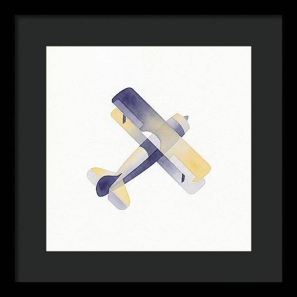 Biplane In Watercolor Hues