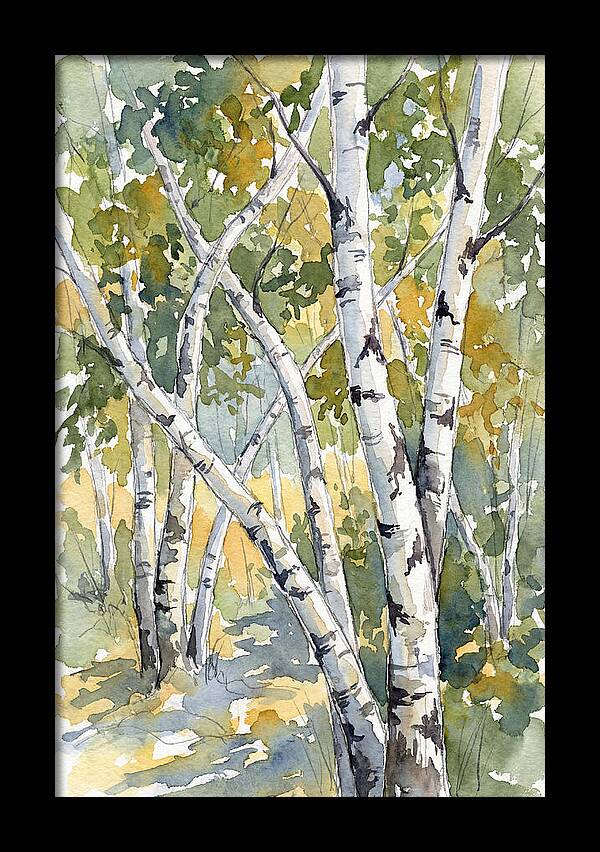 Birch Trees In Autumn Light