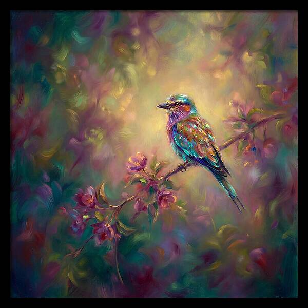 Bird Among Blossoms