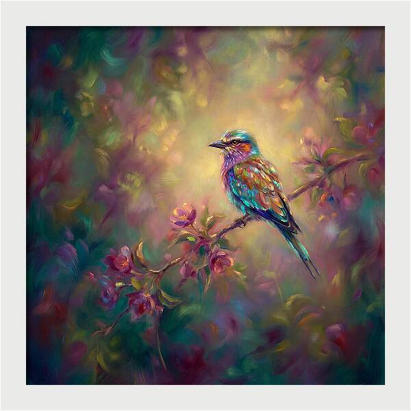 Bird Among Blossoms