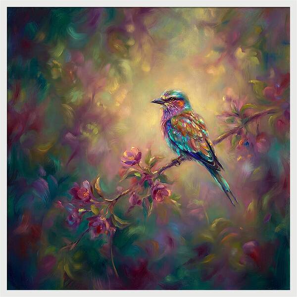Bird Among Blossoms
