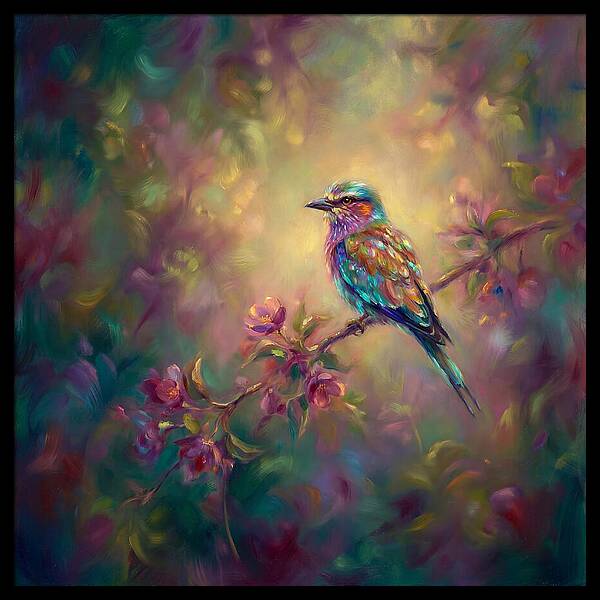Bird Among Blossoms