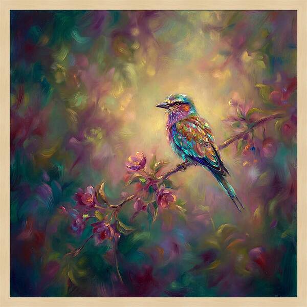 Bird Among Blossoms