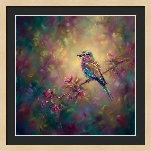 Bird Among Blossoms