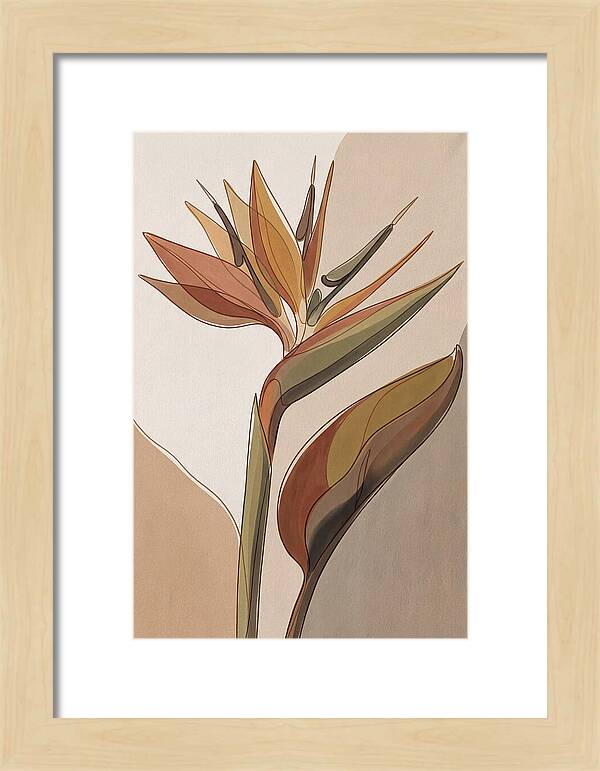 Bird Of Paradise Geometric