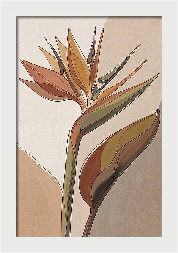 Bird Of Paradise Geometric