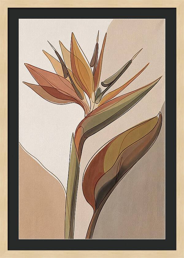 Bird Of Paradise Geometric