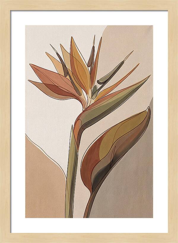 Bird Of Paradise Geometric