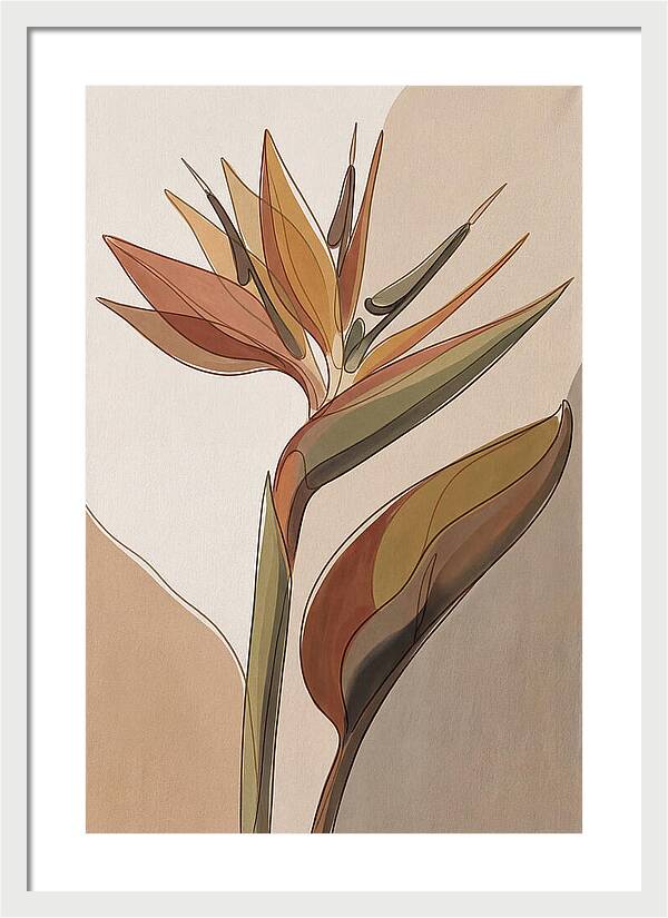 Bird Of Paradise Geometric