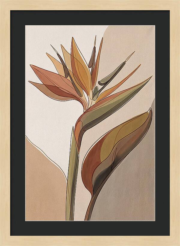Bird Of Paradise Geometric