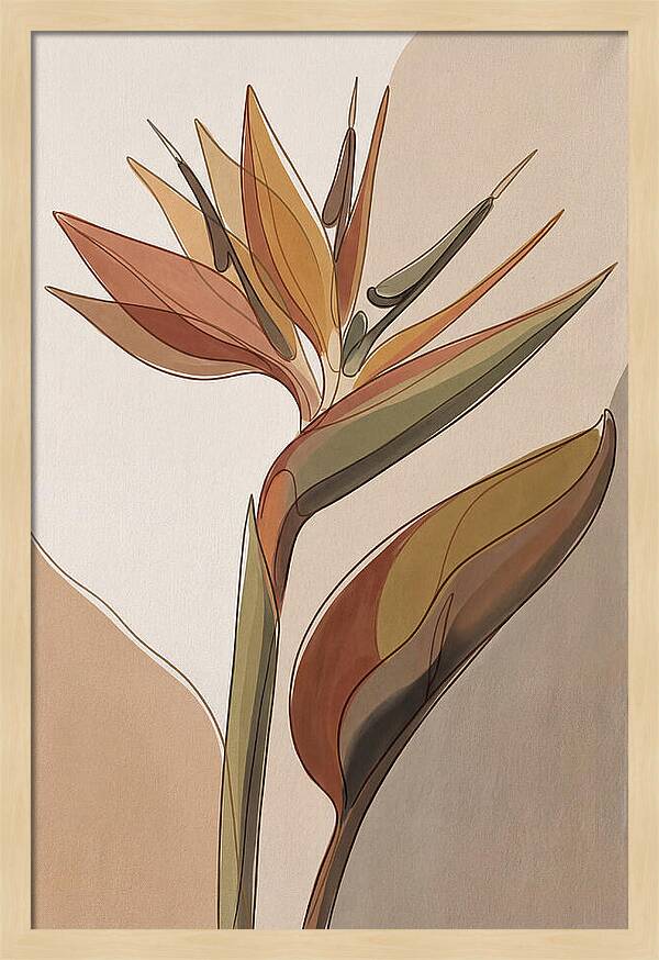 Bird Of Paradise Geometric