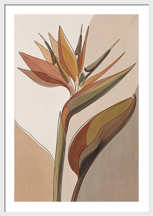 Bird Of Paradise Geometric