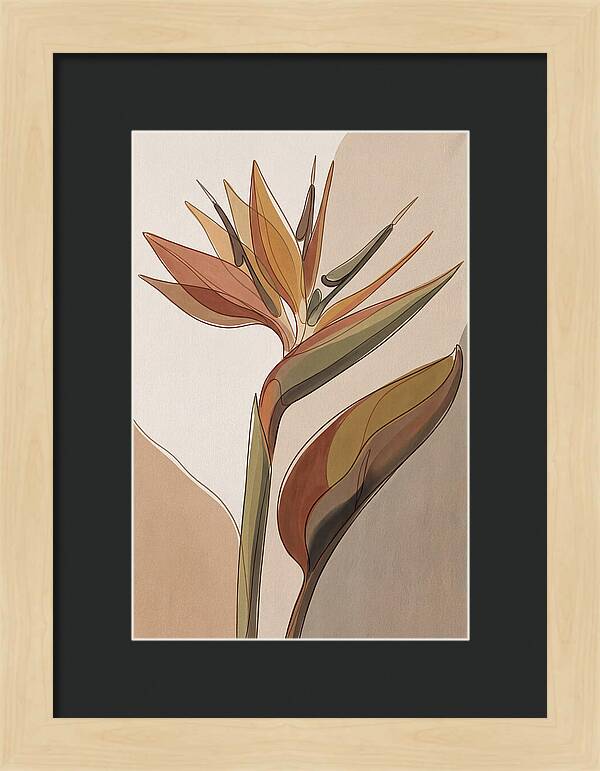 Bird Of Paradise Geometric