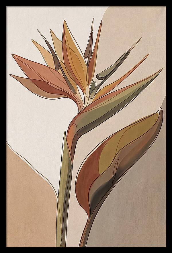 Bird Of Paradise Geometric