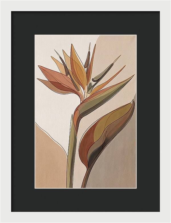 Bird Of Paradise Geometric